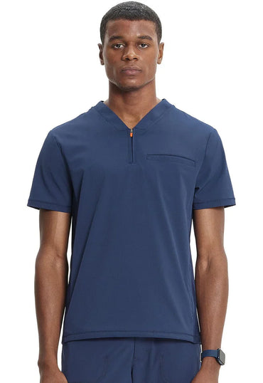 Cherokee Infinity Men's Zip Up Scrub Top IN702A Metro Workwear.