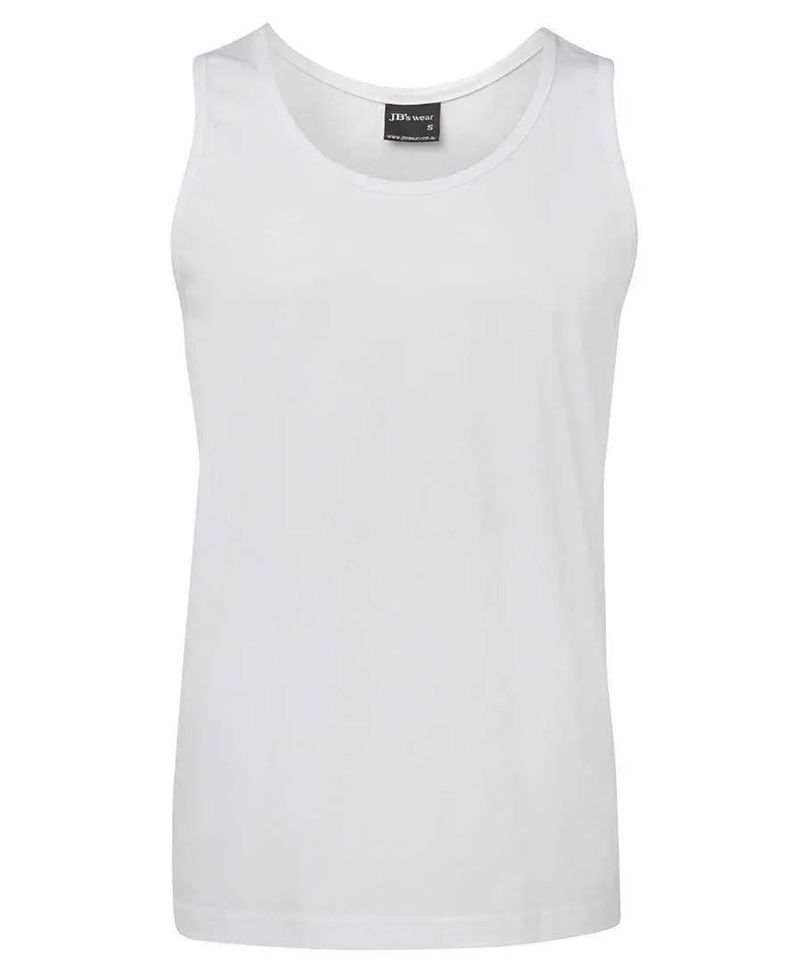 Jb's Cotton Singlet 1S in White
