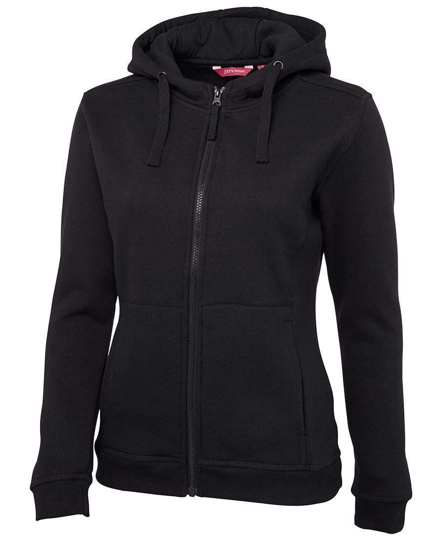Jb's Ladies full zip fleecy hoodie 3HJ1 Metro Workwear.