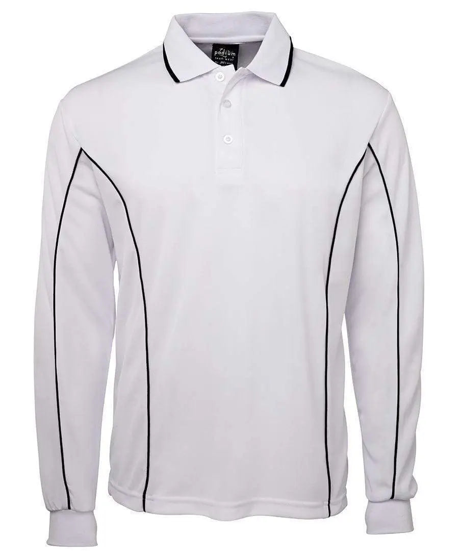 JB'S Long Sleeve Piping Polo 7PIPL Metro Workwear.