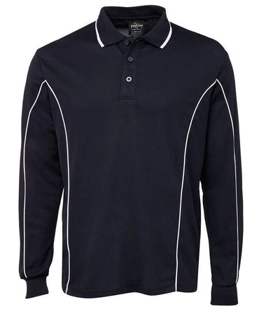 JB'S Long Sleeve Piping Polo 7PIPL Metro Workwear.