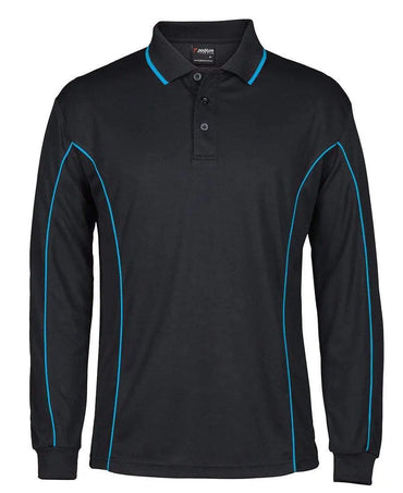 JB'S Long Sleeve Piping Polo Shirt 7PIPL Metro Workwear.