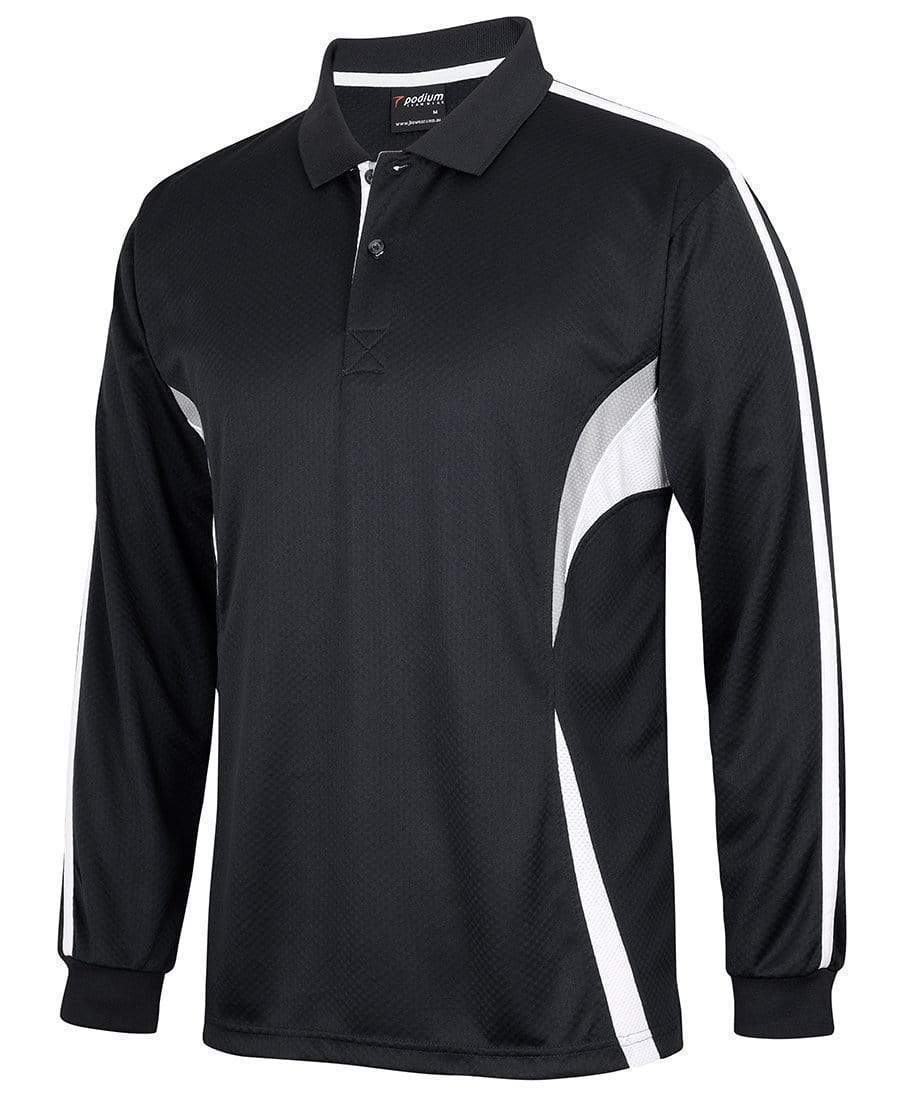 JB'S podium long sleeve cool polo 7CLP Metro Workwear.