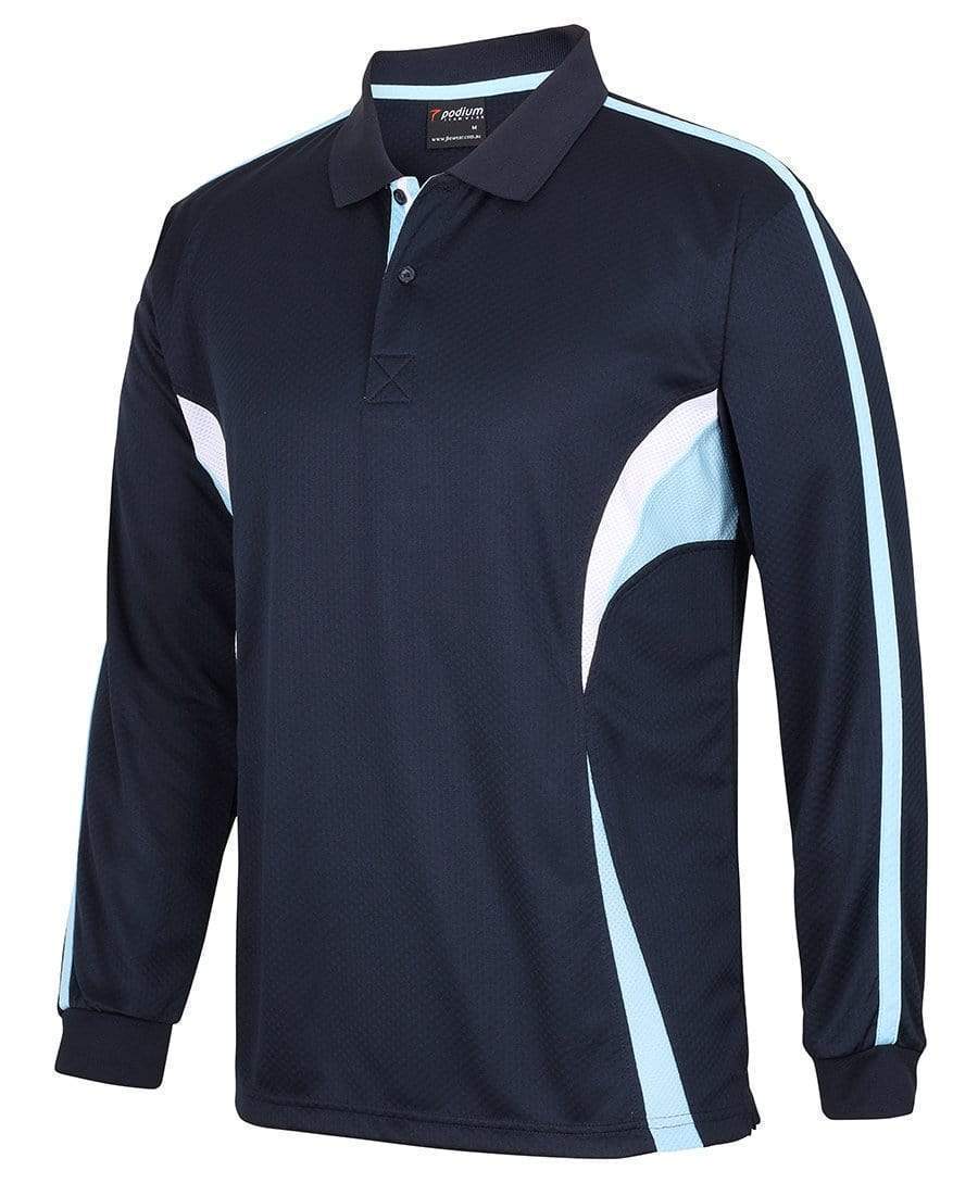 JB'S podium long sleeve cool polo 7CLP Metro Workwear.