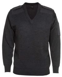 JB'S Knitted Epaulette Jumper 6EJ Metro Workwear.