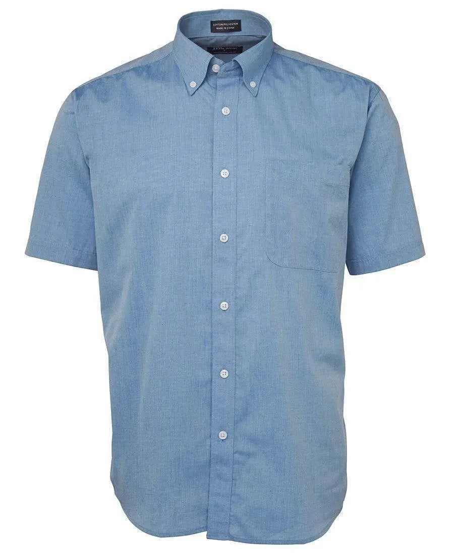 JB'S Short Sleeve Fine Chambray Shirt 4FCSS Metro Workwear.