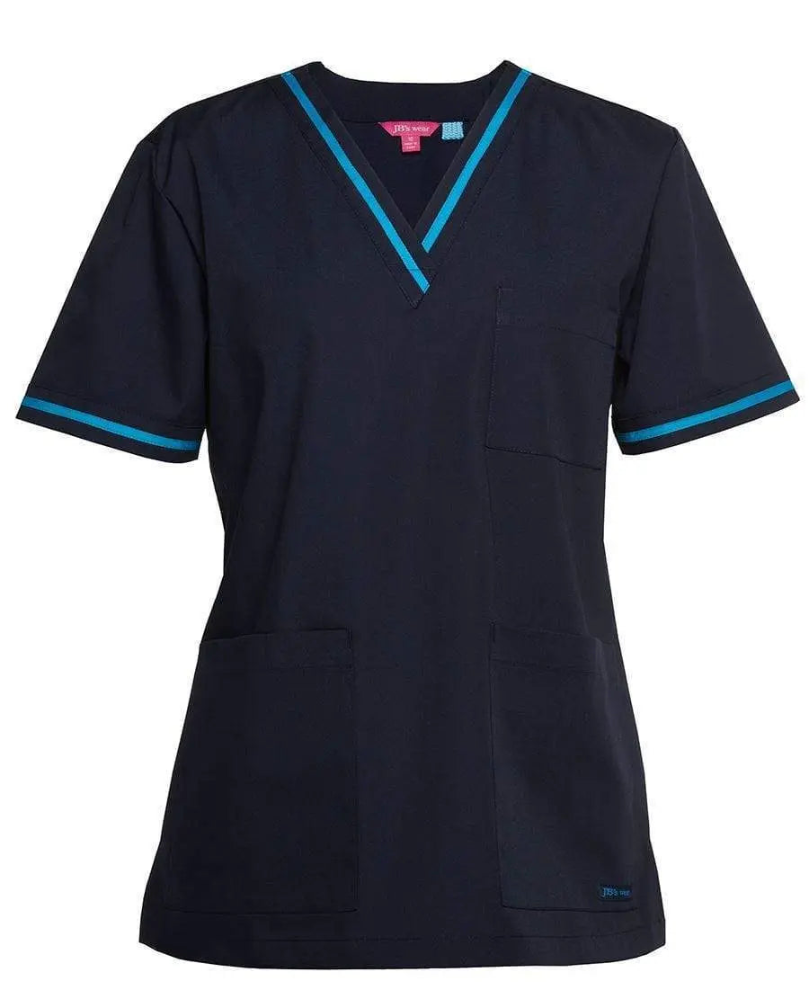 JB'S Women’s Contrast Scrubs Top 4SCT1 Metro Workwear.