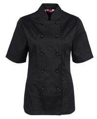 JB'S Women’s Short Sleeve Chef's Jacket 5CJ21 Metro Workwear.