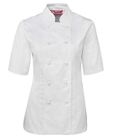 JB'S Women’s Short Sleeve Chef's Jacket 5CJ21 Metro Workwear.
