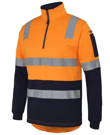 Jb's 1/2 Zip Aust. Rail (D+n) Fleece Sweater 6DARF Metro Workwear.
