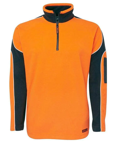 JB'S Hi-Vis Arm Panel Polar Sweat 6H4AP Metro Workwear.