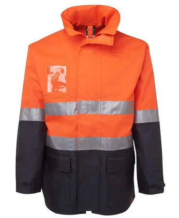 JB'S Hi-Vis Long Line Jacket 6DNLL Metro Workwear.