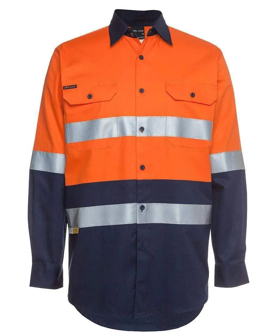 JB'S Hi-Vis Long Sleeve Shirt 6HLS Metro Workwear.
