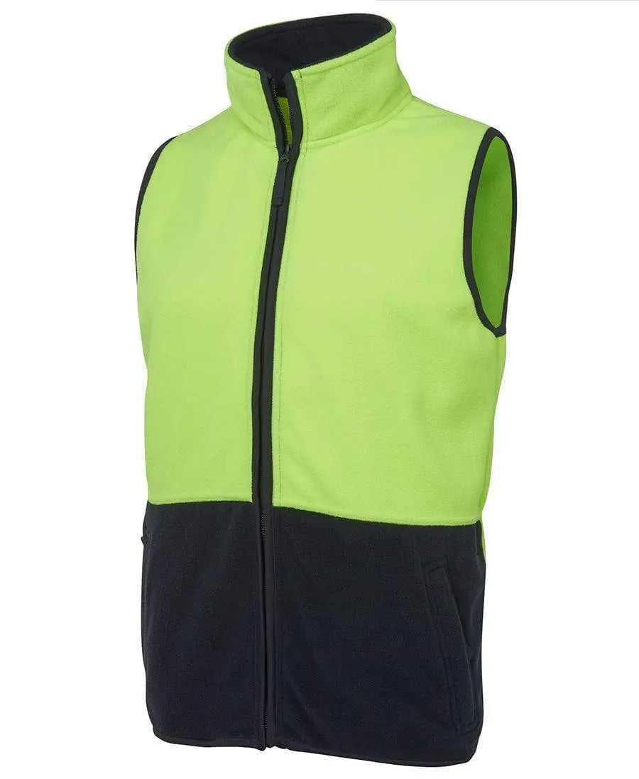JB'S Hi-Vis Polar Vest 6HVPV Metro Workwear.