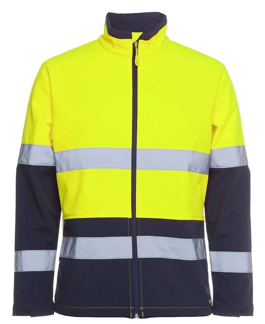 JB'S Hi-Vis Water Resistant Softshell Jacket 6DWJ Metro Workwear.