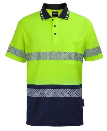Jb's Long Sleeve Segmented Tape Polo 6HMSS