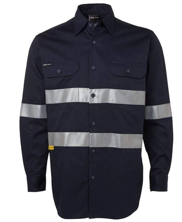 JB'S Long Sleeve Shirt with 3M Tape 6HDNL Metro Workwear.