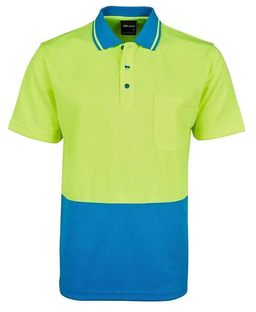JB'S Short Sleeve Hi-Vis Traditional Polo 6HVNC