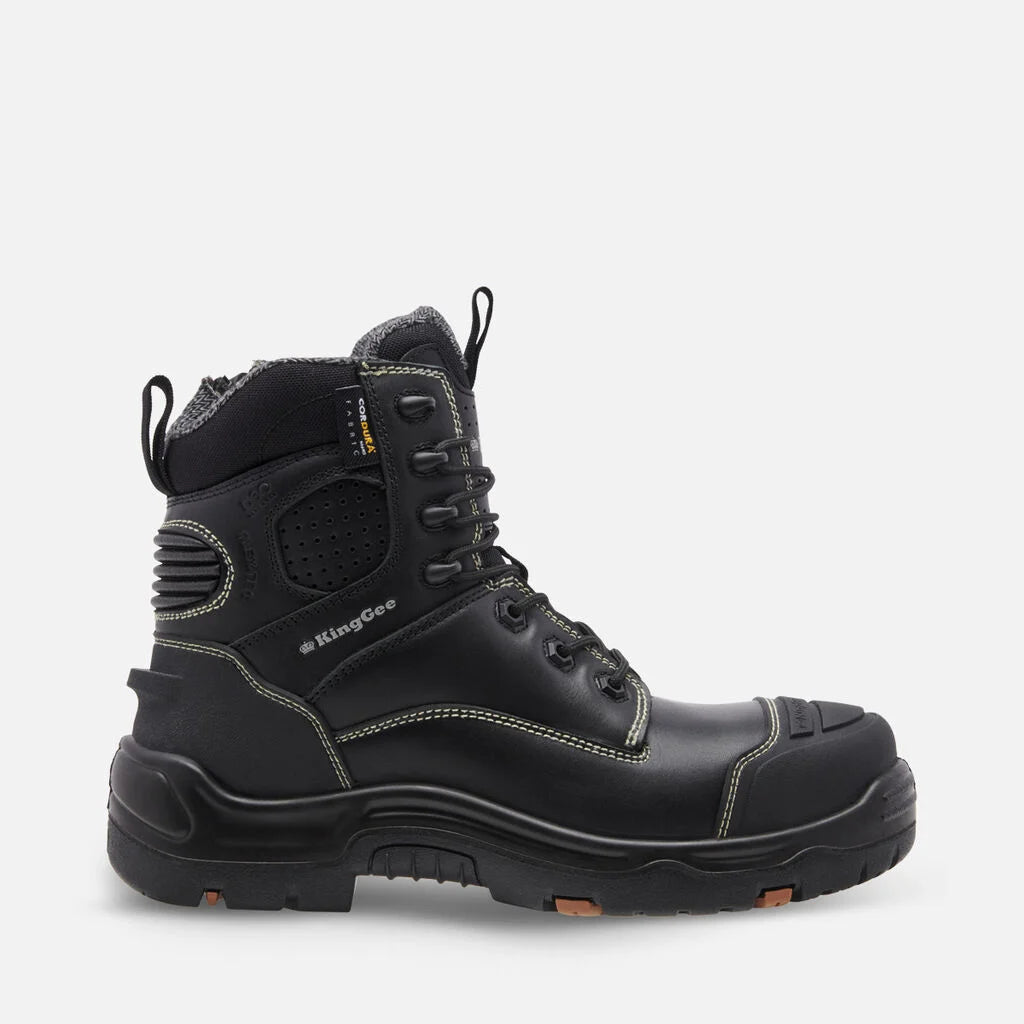 King Gee Onyx 6Z Puncture-Resistant Black Work Boot K27998  Metro Workwear