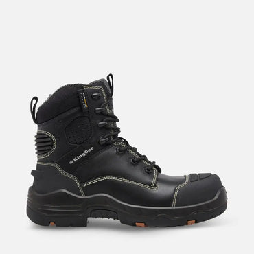 KingGee Women's Onyx 6CZ Composite Toe Black Work Boot K28004  Metro Workwear