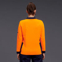 KingGee Women's HyperFreeze Spliced Long Sleeve Work Polo Shirt K44730 Metro Workwear.