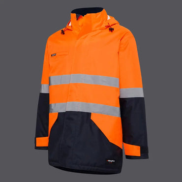 KingGee Reflective Insulated Wet Weather Jacket K55010 Metro Workwear.