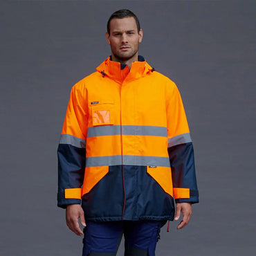 KingGee Reflective Lightweight Jacket K55200 Metro Workwear.