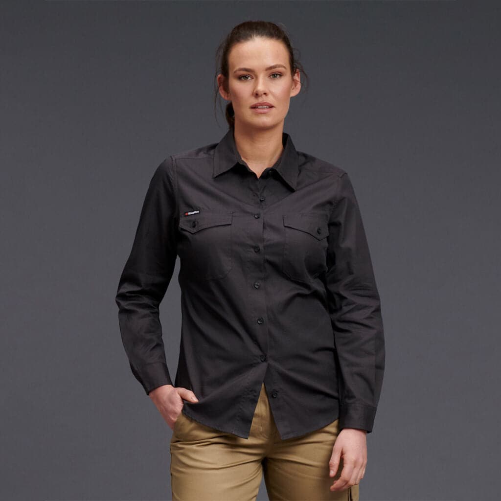 KingGee Women's Workcool 2 Shirt Long Sleeve K69880 Metro Workwear.