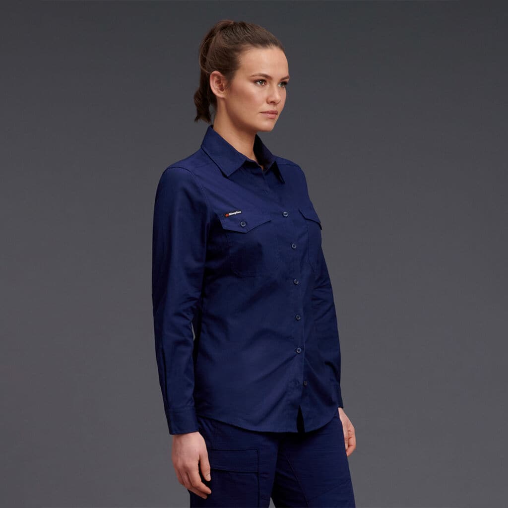 KingGee Women's Workcool 2 Shirt Long Sleeve K69880 Metro Workwear.