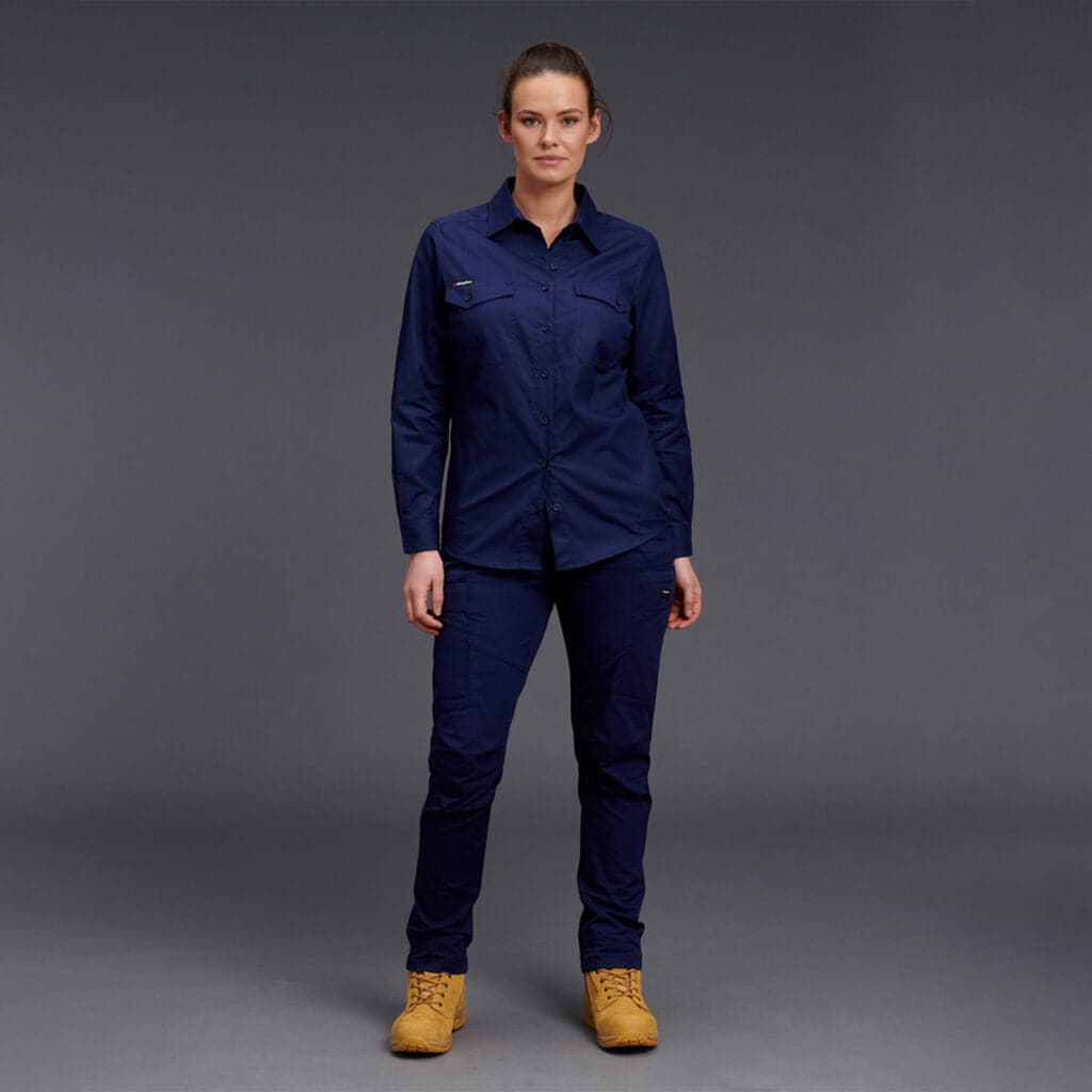 KingGee Women's Workcool 2 Shirt Long Sleeve K69880 Metro Workwear.