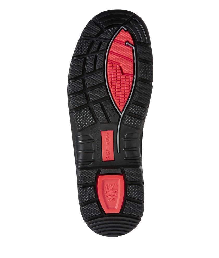KingGee Phoenix 6CZ EH Side Zip Black Work Boot K27985 Metro Workwear.