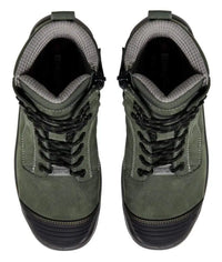 KingGee Phoenix 6CZ EH Side Zip Khaki Safety Boor K27990 Metro Workwear.