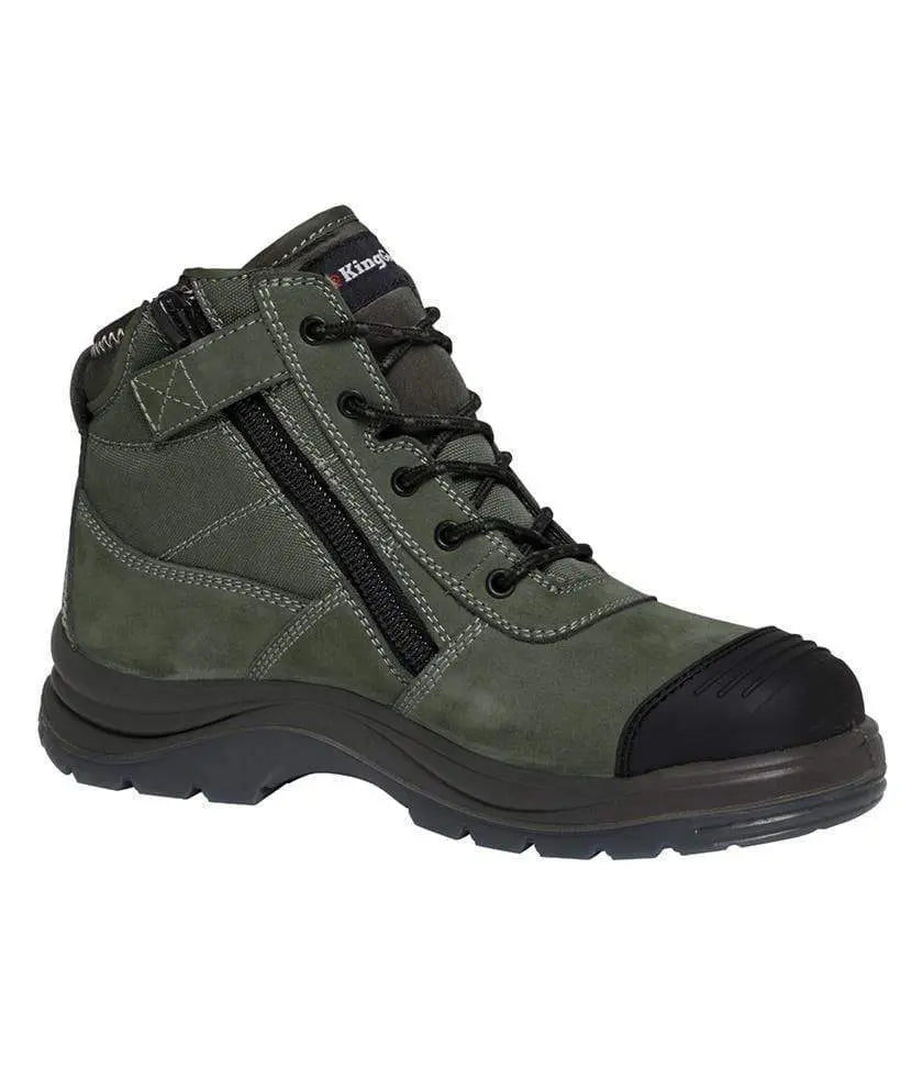 KingGee Tradie Side Zip Work Boot K27110 Metro Workwear.