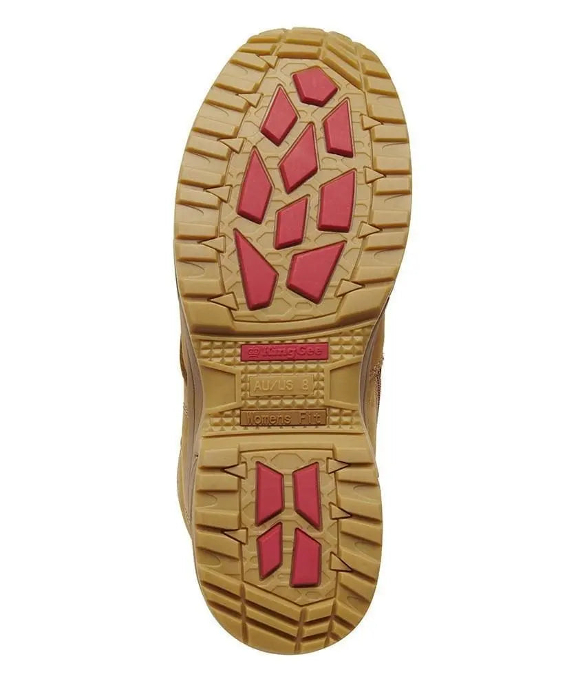 KingGee Women's Tradie Side Zip Boot K27380 Metro Workwear.