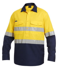 KingGee Workcool 2 Reflective Spliced Closed Front Shirt K54886 Metro Workwear.