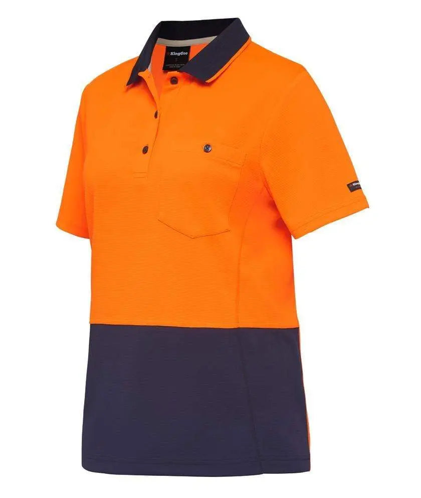 KingGee Workcool Hyperfreeze Spliced Women's Polo Shirt K44735 Metro Workwear.