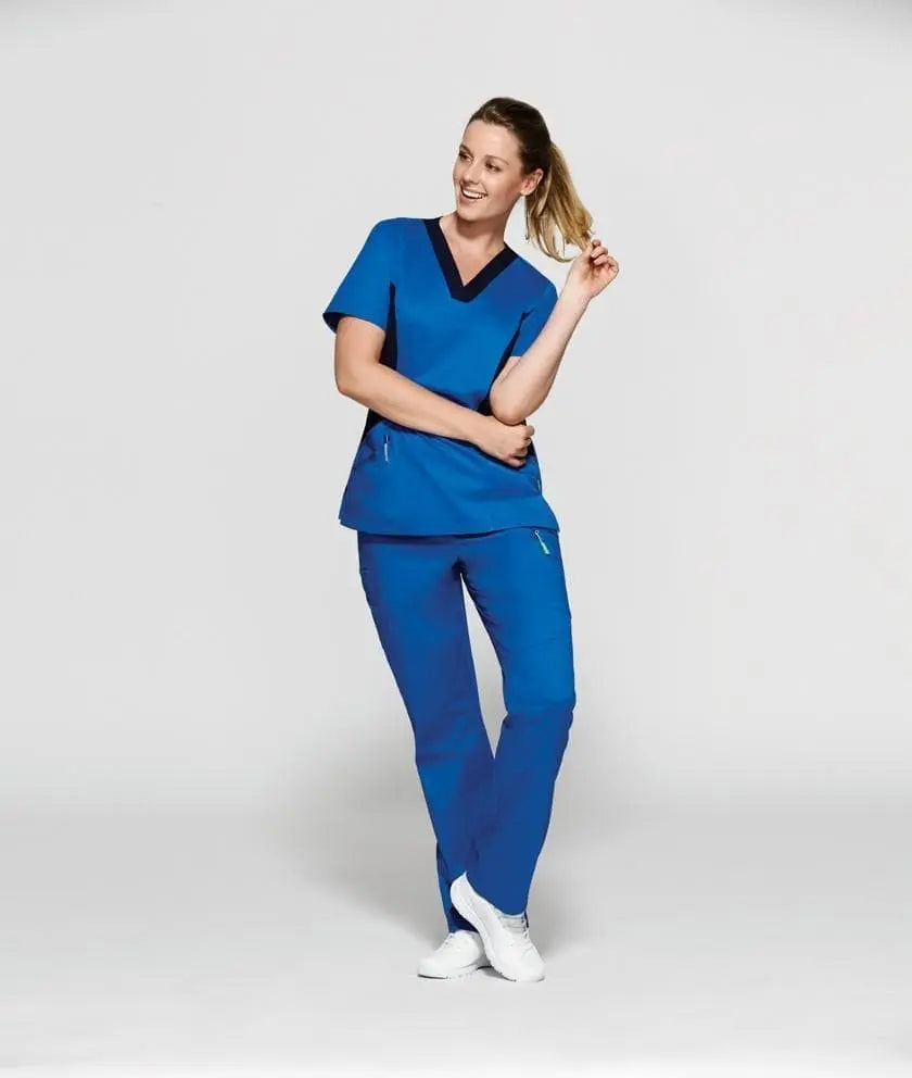 NNT Nightingale V-Neck Scrub Top CATU5B Metro Workwear.
