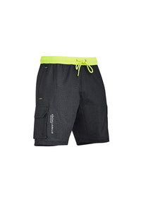 SYZMIK mens streetworx stretch work board short zs240 Metro Workwear.