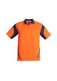 SYZMIK Men’s Hi Vis Aztec Polo - Short Sleeve ZH248 Metro Workwear.