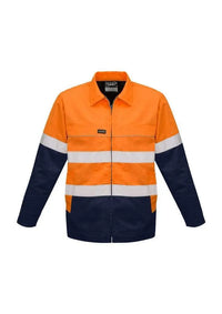 SYZMIK Men’s Hi Vis Cotton Drill Jacket ZJ590 Metro Workwear.