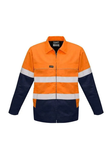 SYZMIK Men’s Hi Vis Cotton Drill Jacket ZJ590 Metro Workwear.