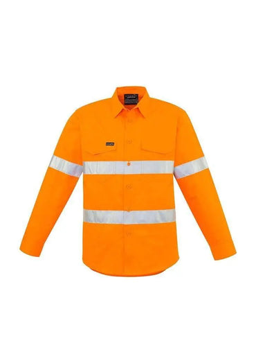 SYZMIK Men’s Hi-Vis Hoop Taped Shirt ZW640 Metro Workwear.
