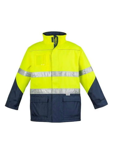 SYZMIK Men’s Hi Vis Storm Jacket ZJ350 Metro Workwear.