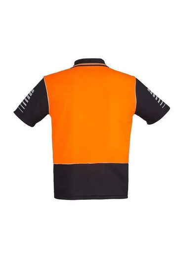SYZMIK Men’s Short Sleeve Hi Vis Zone Polo ZH236