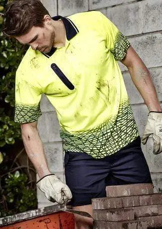 SYZMIK Men’s Tracks Polo ZH300 Metro Workwear.