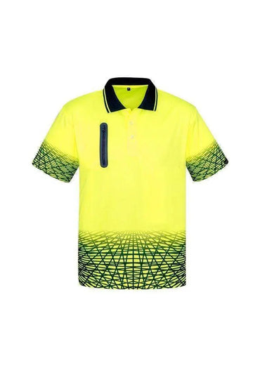 SYZMIK Men’s Short Sleeve Tracks Polo ZH300