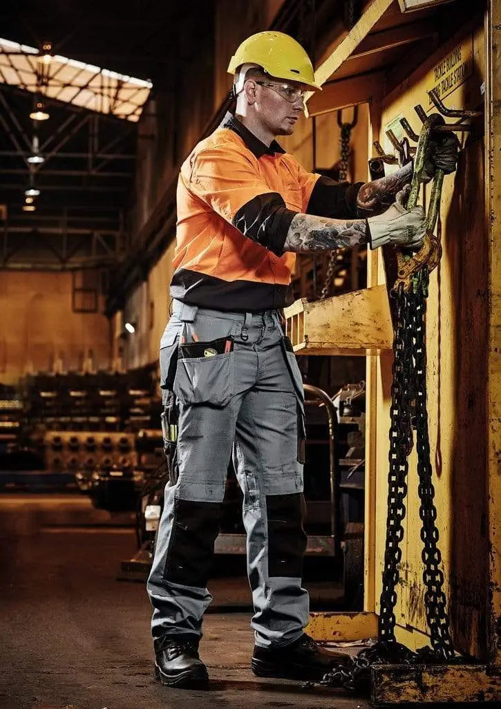 SYZMIK Men’s Ultralite Multi-Pocket Pant ZP509 Metro Workwear.