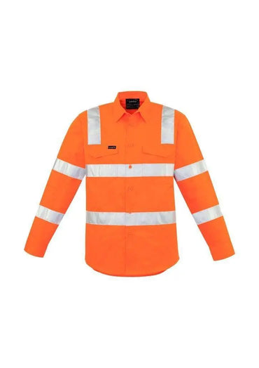 SYZMIK mens bio motion vic rail shirt zw680 Metro Workwear.