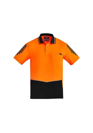 SYZMIK Men's Hi Vis Flux Polo ZH315 Metro Workwear.