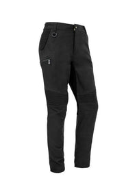 SYZMIK mens streetworx stretch pant non-cuffed zp320 Metro Workwear.